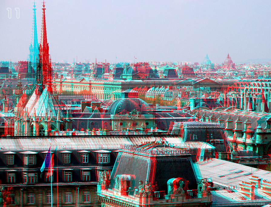  <b> Abside y aguja . . . </b>  ,  de  la  SAINTE  CHAPELLE .