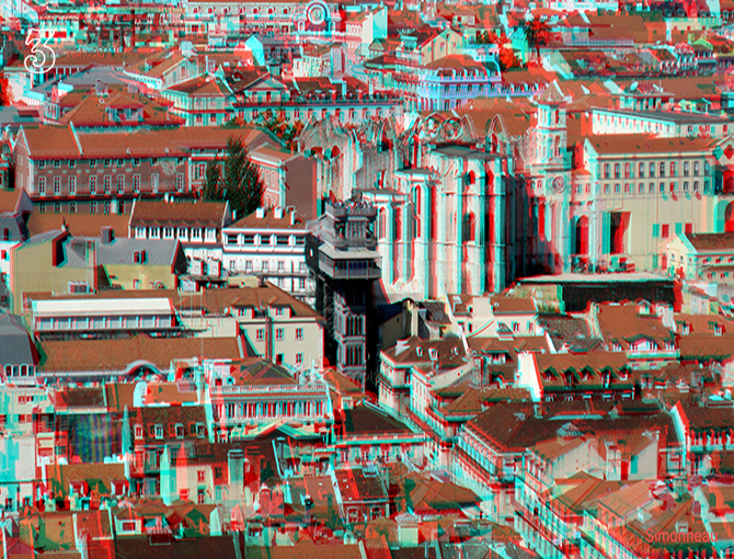  <b> En en centro </b>  , Elevador de Santa Justa