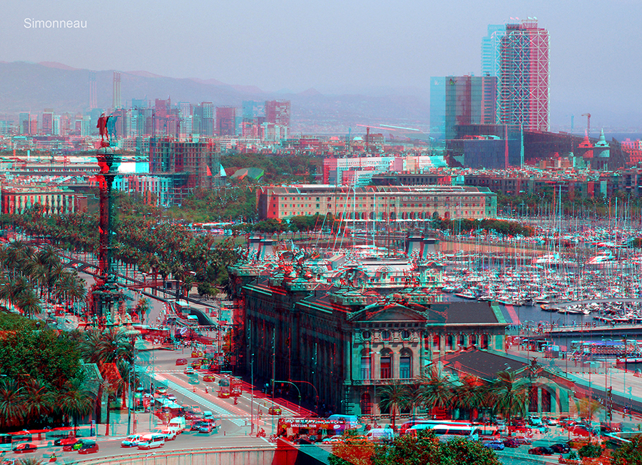 Tomado bajando de Montjuic